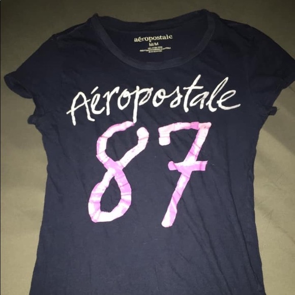 Aeropostale Tops - Dark Blue Aeropostale shirt! Size Medium! Aeropostale Tops - Dark Blue Aeropostale shirt! Size Medium!